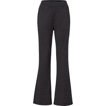 Dámské kalhoty 687871 - Tchibo - Navlékací kalhoty s žakárovým vzorem kohoutí stopy - pro ženy - vel. L 44/46 - barva: černá/žakár