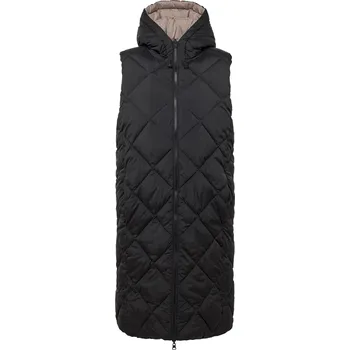 Dámská vesta 716798 - Tchibo - Dlouhá oboustranná prošívaná vesta - pro ženy - vel. 40 - barva: černá