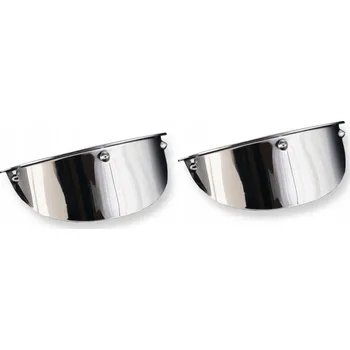 Osvětlení pro motocykl Štítky pro přídavná světla motocyklu, d=115mm, chrom (2ks)