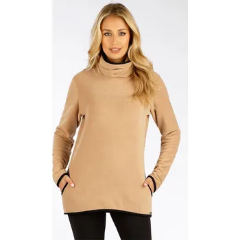 Dámský rolák LITEX s dlouhým rukávem hnědý Barva: 424, Velikost: M