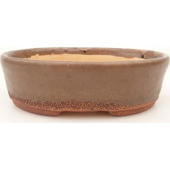 Květináč Bonsai miska 19,5 x 16 x 6 cm hnědá 161303