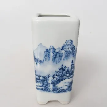 Květináč Keramická bonsai miska 5,5 x 5,5 x 12 cm bílá 162931