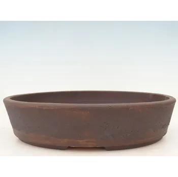 Květináč Bonsai miska 32 x 25 x 8 cm hnědá 161196