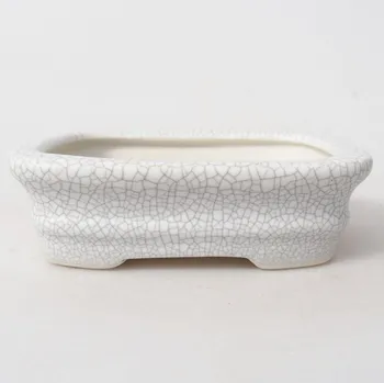 Květináč Keramická bonsai miska 11 x 11 x 7 cm raku 162965