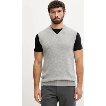 Dámská vesta Vesta s přídavkem vlny Lindbergh 30.800221 šedá 90X, vel. S