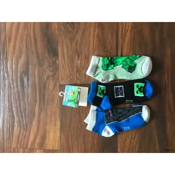 Ponožky kotníkové sada 3 páry MINECRAFT vel. 27-30, 31-34, 35-38