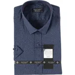 EGO MAN košile pánská EKR-232-3 regular fit krátký rukáv XXL tmavě modrá