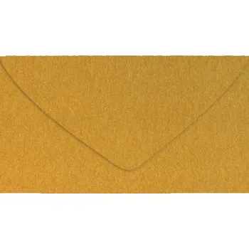 Obálka UNIPAP dopisní obálka metallic 120g DL 110x220mm - zlatá 5550386 593700