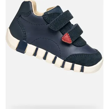 Chlapecké tenisky Chlapci první kroky GEOX IUPIDOO B5655B0CL22C0735 TMAVĚ MODRÁ 25