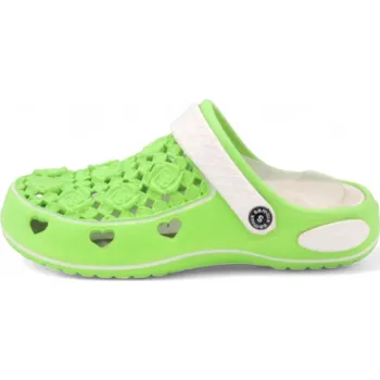 Dámské žabky SAMLUX® Dámské clogsy 1523 green Barva: Green, Velikost: 39