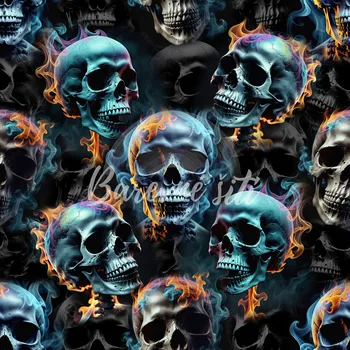 Úplet, Ohnivé lebky (E) (Top kvalitní úplet Bella digitisk)