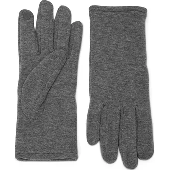 Pracovní rukavice 716911 - Tchibo - Rukavice z teplákoviny - pro ženy - vel. 7 - barva: šedá
