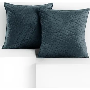 Povlak na dekorativní polštářek Sada 2 ks povlaků na polštáře RESTILO LAILA antracitová, velikost 45x45