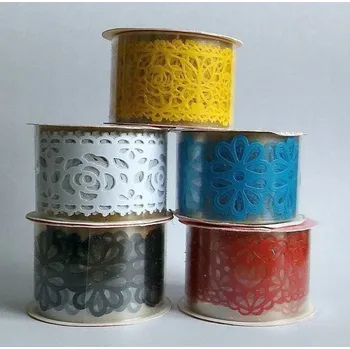 Lepicí páska Krajková Samolepicí Dekorační Páska