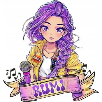 Obraz ZÁPICH DO DORTU HUNTRIX KPOP DEMON HUNTERS SADA POSTAVIČEK OZDOBY 1 Ks #14