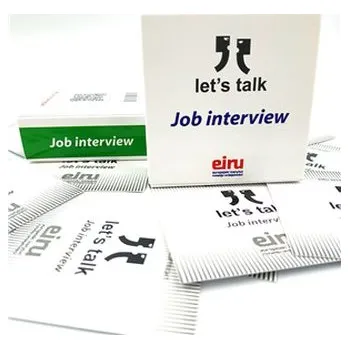Cizí jazyk Karty Konwersacyjne - Let's talk mini - JOB INTERVIEW