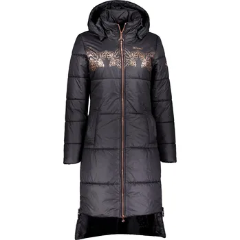 Dámský kabát Dámský kabát KIXMI VERONA ČERNÁ XXL