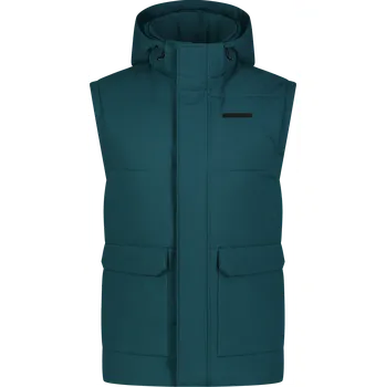 Pánská vesta Pánská zimní vesta NORDBLANC NUMINOUS NBWJM8062 TMAVĚ ZELENÁ XXL