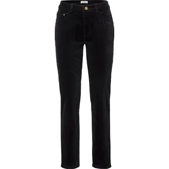 Dámské kalhoty 716164 - Tchibo - Sametové kalhoty - pro ženy - vel. 48 - barva: černá