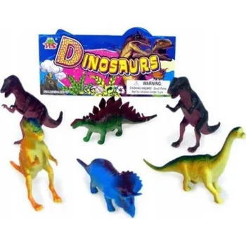 Figurka FIGURKY Pro děti HRAČKA sada 6 Kusů DINOSAUŘI