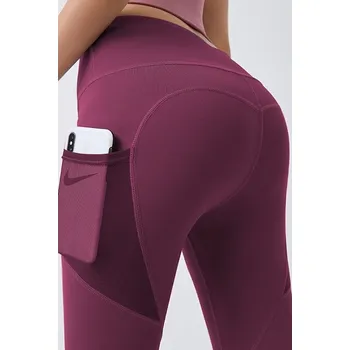 Dámské legíny Dámské Legíny Energy - Bordová/XXS KP-15550