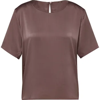 Dámské pyžamo 709873 - Tchibo - Pohodlný top z čistého hedvábí - pro ženy - vel. 42 - barva: hnědá