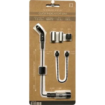 Signalizátor záběru Mechanický signalizátor záběru SWINGER CLICK INDICATOR 2IN1 BÍLÝ SPRO