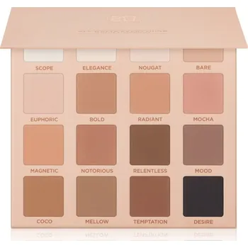 Přípravek na oči SOSU Cosmetics All Matte Everything Eyeshadow Palette paletka očních stínů 16x2 g