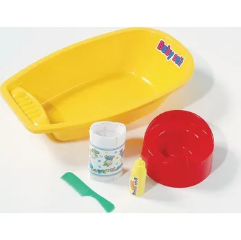 Doplněk pro panenku DOHÁNY Vanička pro panenky s příslušenstvím 1ks - mix variant či barev