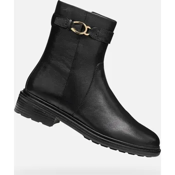 Dámské kozačky Dámské boty GEOX WALK PLEASURE G009673 ČERNÁ 38