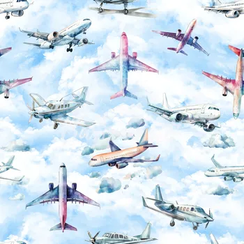 Úplet, Letadýlka v mracích (E) (Top kvalitní úplet Bella digitisk)