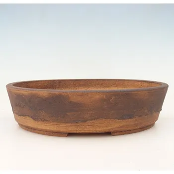 Květináč Bonsai miska 33 x 26 x 8 cm hnědá 161184