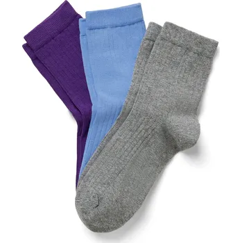 Pánské ponožky 717952 - Tchibo - Žebrované ponožky - pro ženy - vel. 39-42 - barva: modrá