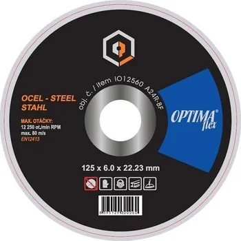 Brusný kotouč Kotouč brusný na kov 125x6 FLEX OPTIMA