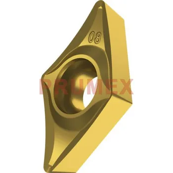 Soustruh Vyměnitelná břitová destička, PRAMET, DCGT 11T308E-SF3:T8315
