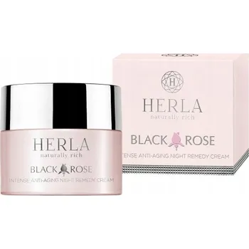 Pleťový krém Noční krém proti stárnutí pleti Herla Black Rose 50 ml