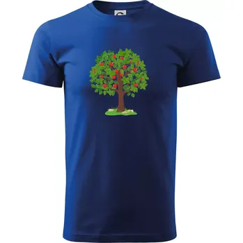 Pánské tričko Obrázek Jablko nepadá daleko od stromu - Triko extra velké (5-8XL) - 7XL ( Královská modrá )
