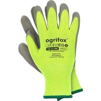 Pracovní rukavice Ogrifox WINTEX NEON zimní pracovní rukavice 7-10