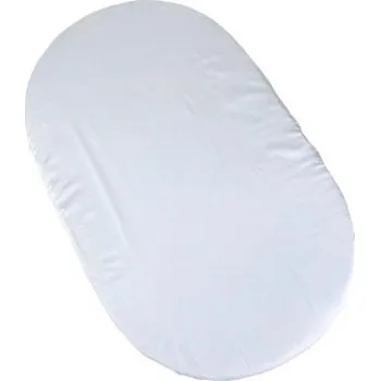 Prostěradlo Mimiko prostěradlo na oválnou matraci - Bílé