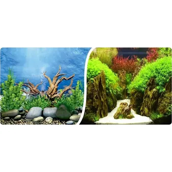 Dekorace do akvária Pozadí ploché vnitřní Aquario 10 x 60 cm