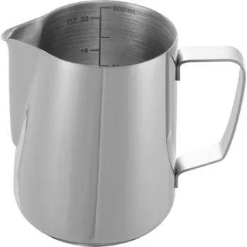 Konvička na mléko APS | Nerezová konvička, objem 0,60 l – cejchovaná
