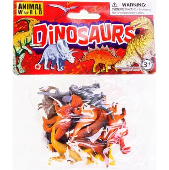 Hračka pro nejmenší Dětská HRAČKA Edukační Barevné DINO MINI 12 Kusů