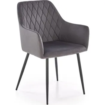 Jídelní židle Židle Halmar látka šedá 1 ks