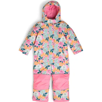 dívčí zimní kombinéza 709847 - Tchibo - Dětská zimní kombinéza - pro dívky - vel. 86/92 - barva: růžová/květovaný