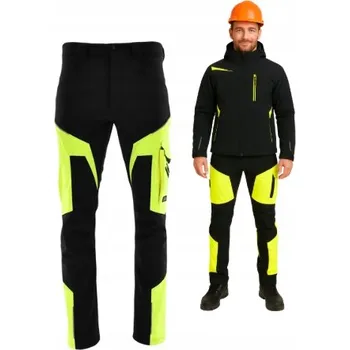 Pracovní obuv PRACOVNÍ ZIMNÍ KALHOTY zateplené VĚTRUODOLNÉ elastické STRETCH BOZP S