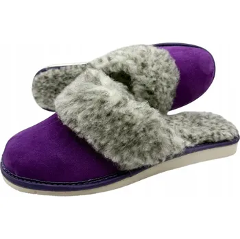 Dámské pantofle Teplé dámské kožené Pantofle , pantofle Highlander, vlněné pantofle, POLSKÉ pantofle, 35-41