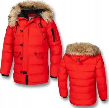 Moto bunda Pitbull pánská bunda parka s kapucí Kingston II velikost XS