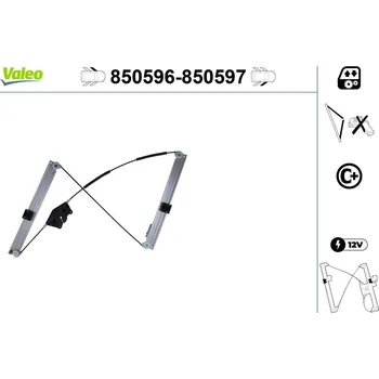 Stahovačka okna Zvedací zařízení oken VALEO WYPRZEDA˝ 850596