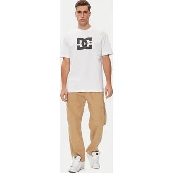 Pánské oblečení DC Shoes T-Shirt Star Hss ADYZT05373 Bílá Relaxed Fit XS