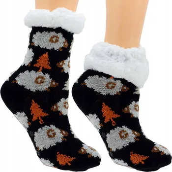 Dámské ponožky Teplé Zimní Ponožky pro Děti 27-31 Protiskluzové, Hypoalergenní